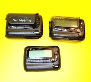 LOT OF 3 MOTOROLA A05VHB5862AA AIR TOUCH FLEX BEEPER PAGER PAGING SYSTEM VINTAGE - Zdjęcie 1 z 6