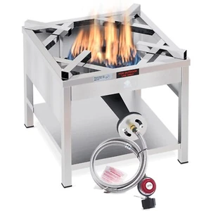 Stainless Steel 200,000 BTU Propane Burner Gas Stove for Outdoor Cooking - Picture 1 of 6