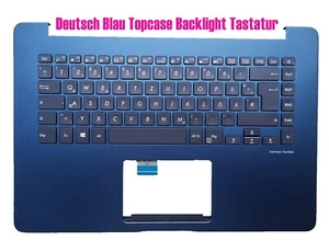 Teclado Topcase Backlight azul alemán para ASUS UX530U UX530UX UX530UQ U5100UQ - Imagen 1 de 2