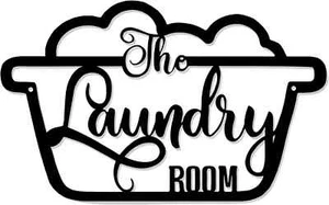 Waschküche Deko Schild Vintage Metall Wandbild Dekoration rustikal süß Wäsche - Bild 1 von 5