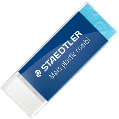 STAEDTLER Radiergummi für Tinte + Bleistifte blau/weiß