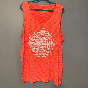 EUC Southern Marsh Sleeveless Tank Top Summer Boating Holographic Neon Men's XL - Picture 1 of 6