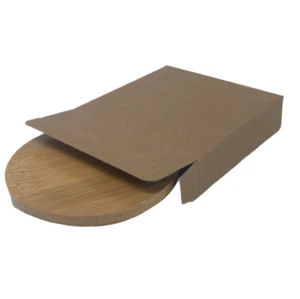 30cl CANDLE LID BOX - KRAFT (Pack of 10) - Picture 1 of 4