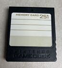 Official Nintendo GameCube Memory Card 251 Blocks DOL-014 Genuine OEM 