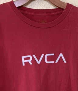 RVCA VA Men’s T Shirt Red Size L Artists Network  Program - Picture 1 of 4