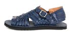 PREMIUM SIDREY Mens Mexican Sandals PIHUAMO Handcrafted - Blue Huaraches