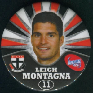 2012 Player Badge Leigh Montagna (St Kilda) - Picture 1 of 1