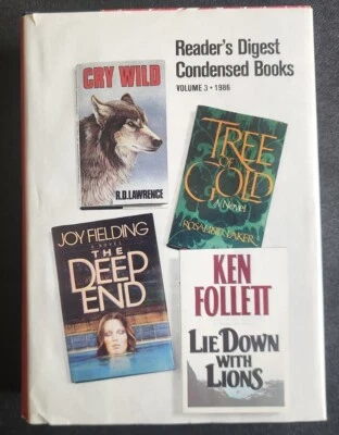 Readers Digest 4 Condensed Books Cry Wild, The Deep End Tree of Gold 1st Edition - Image 1 of 4