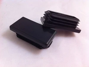 2 x Plastic Blanking End Cap 1.3/8” x 5/8” Rectangle Tube Pipe 34.9mm x 15.9mm - Picture 1 of 1
