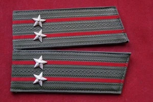 Oberst Offizier UdSSR Schulterklappen Schulterstücke Armee Армия погоны СССР 119 - Picture 1 of 2