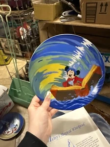 Mickeys Magical Whirlpool plate #11142A knowles - Picture 1 of 9