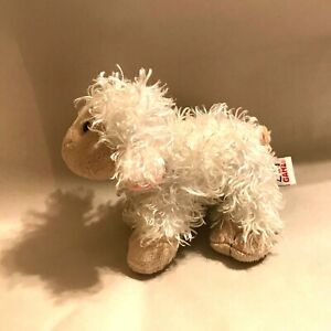 Ganz Webkinz Lil  Lamb Sheep Plush White Stuffed Animal Toy Shaggy 8"