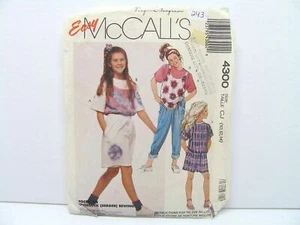 McCall's 4300 Mädchen Gr. 7-14 Tank Shirt Hose Shorts leichtes Schnittmuster #243 - Bild 1 von 6