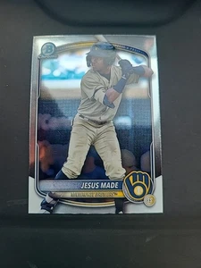 2025 Bowman Chrome - Jesus Made Base Card #BCP-245 - Brewers - Picture 1 of 2