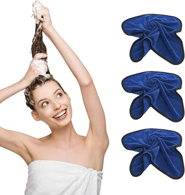 3 Piezas Toallitas de Baño Brillantes Paños de Limpieza de Ducha, Toalla de Barra de Arcilla Microfibra Reutilizable Foto 1 de 4