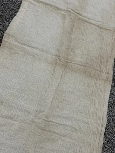 Antique Blank Cotton 50 Lb Feed or Seed Farm Bag 16” x 30” Keep or Upcycle - Picture 1 of 4