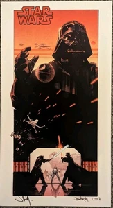 2025 SDCC SEAN GORDON MURPHY STAR WARS IMPRESIÓN ARTÍSTICA CARTEL FIRMADO UNA NUEVA ESPERANZA - Imagen 1 de 1