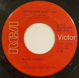 Jefferson Airplane – White Rabbit / Somebody To Love – RCA Victor 447-0796 – 45 - Picture 1 of 4