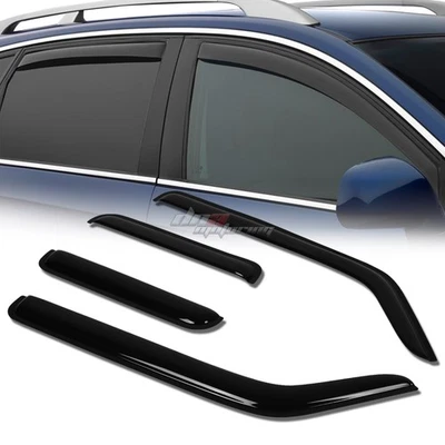 PARA 03-11 HONDA ELEMENT TINTE HUMO VENTANA VISERA CORTINA/VENTILACIÓN VIENTO/LLUVIA DEFLECTOR Foto 1 de 4