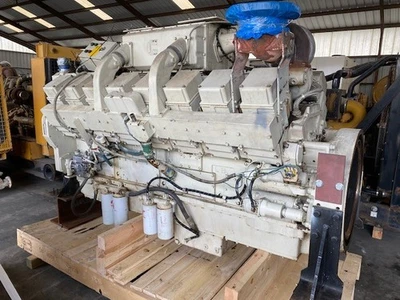 High Hour Runner Cummins KTA50-M 1000HP Diesel Marine Engine - Image 1 of 4
