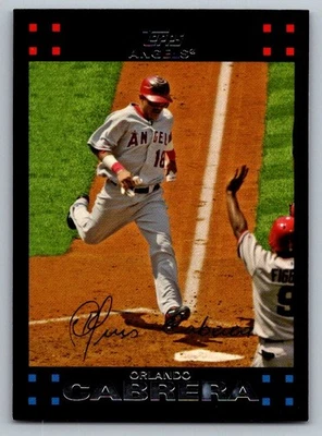 2007 Topps Orlando Cabrera #546 Los Angeles Angels - Image 1 of 2