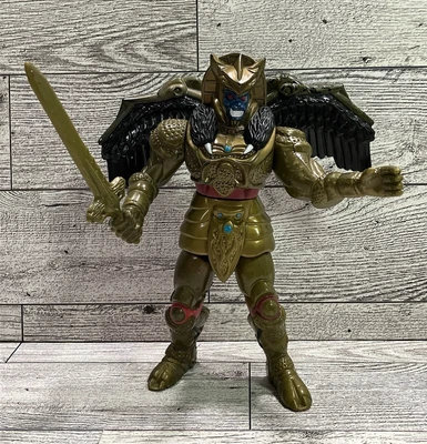 万代 Mighty Morphin Power Rangers MMPR Evil Space Aliens GOLDAR 5 英寸 1994 剑 — 第 1/4 张图片