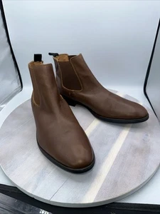 Enzo Tesoti Men’s Made In Spain Dress Shoes Leather Slip-on Chukka Boots Size 11 - Picture 1 of 13