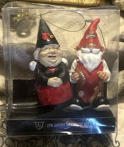 Arizona Cardinals Mr & Mrs Gnome Christmas Ornament NIB - Picture 1 of 6