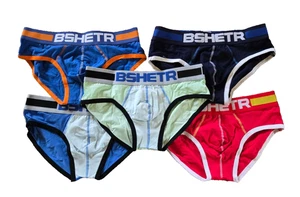 Mittlere Unterwäsche 5 Paar von BSHETR, Slips, bunt, LGBTQ+ Full Cover - Bild 1 von 9