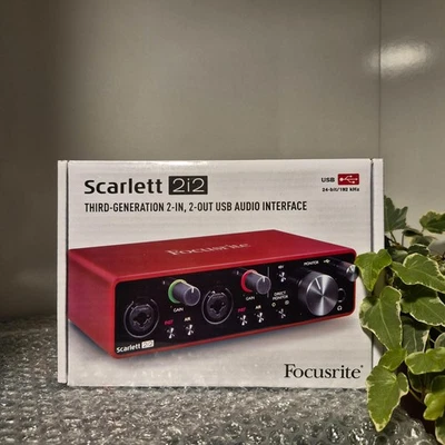 Focusrite Scarlett 2i2 2x2 3rd Generation USB Audio Interface - Image 1 of 4