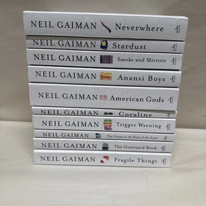 Neil Gaiman 10 Book Lot - See Photos For Titles - Picture 1 of 13