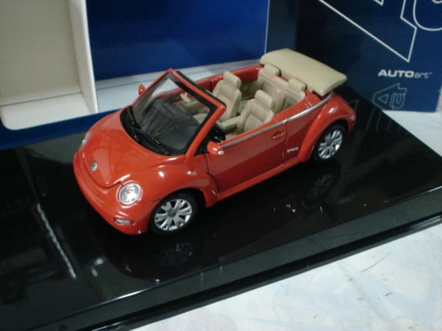 AUTO ART 1/43 - VW BEETLE CABRIO SUNDOWN ORANGE  - Immagine 1 di 1