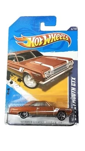 Hot Wheels MUSCLE MANIA - MOPAR '12 ~ '67 PLYMOUTH GTX ( Metallic brn) 86/247⚡️ - Picture 1 of 11