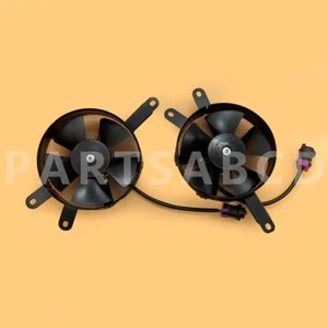 New 2 x FANS for LINHAI Radiator 260CC 300cc ATV Quad LH260 LH300 Parts - Picture 1 of 8