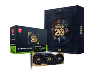 MSI RTX 4070 SUPER 12G GAMING SLIM World of Warcraft EDITION Graphics card - Picture 1 of 7