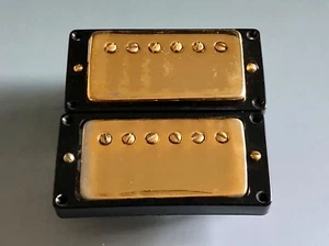 1968 Gibson Gold Patent Sticker Pickups…L@@K - Picture 1 of 10