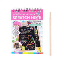 Scratch Art Drawing Notebook Wear-resistant Diy Handmade Kids Scratch Art