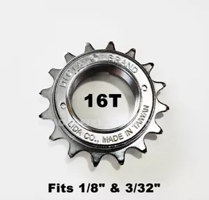Rueda libre DICTA BMX 3/32" y 1/8" placa cromada 16T - Imagen 1 de 3