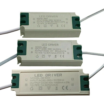 LED Driver Power Supply Transformer 36W,48W,60W 240V 900Am-1000AmTreiber Lampen - Bild 1 von 4