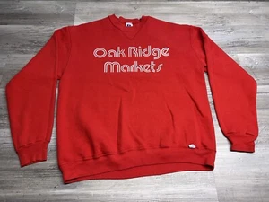Vintage Russell Athletic Graphic Sweatshirt 90s Crewneck Oak Ridge Market USA L - Bild 1 von 9