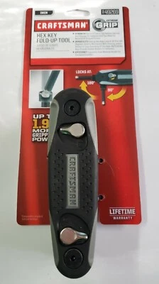 Craftsman 8 pc Extreme Grip Inch Diamond Coated Hex Key Fold Up (NEW, Sealed) - Image 1 of 4
