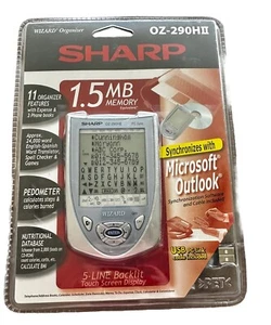 Organisateur assistant écran tactile USB Sharp OZ-290HII 1,5 Mo neuf en emballage scellé - Photo 1 sur 8