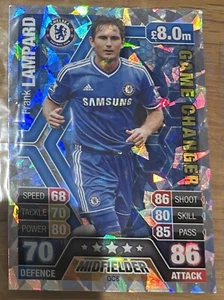 match attax extra 2013/14 frank lampard Game Changer - Picture 1 of 2