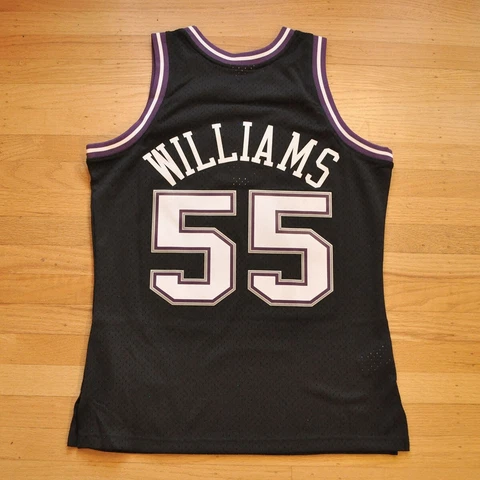Mitchell & Ness NBA Sacramento Kings Jason Williams 55 Swingman Jersey Mens SZ M Cover