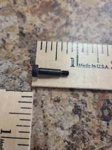 18-8 SS Schulterschraube Blk-Oxid, 5/32" Shldr Durchmesser, 1/2" Shldr Länge, 5-40 Thrd - Bild 1 von 2