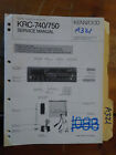 Kenwood krc-740 750 instrukcja serwisowa oryginalna książka naprawy stereo radio samochodowe 