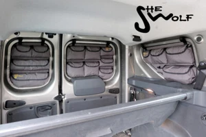 for Dacia Dokker rear door window pockets organizer Storage Bag Holder She-Wolf - Picture 1 of 13