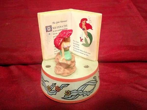 Vintage Schmid Kleine Meerjungfrau Bilderbuch Disney Spieluhr W07 C - Bild 1 von 5