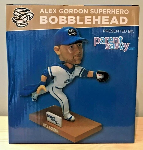 Alex Gordon Super Hero Bobblehead 2017 Omaha Stormchasers SGA Cover