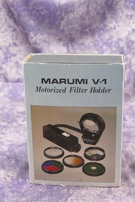 Marumi V-1 Motorized Filter 58mm Holder With 49mm, 52mm, & 55mm Adapters in Box - Image 1 of 2